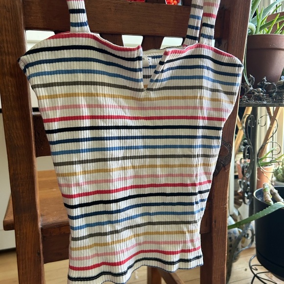Billabong Striped Tank Top - Red, Blue, White - Picture 3 of 15